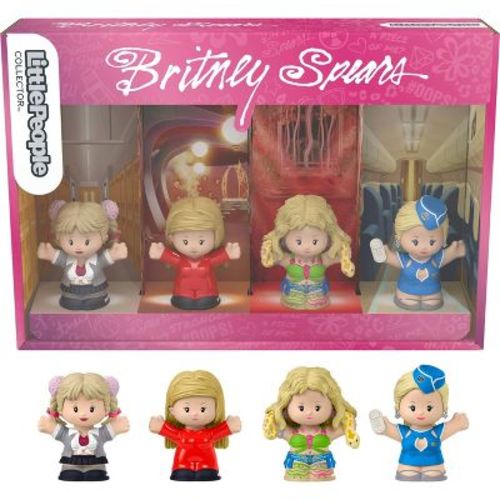Fisher-price Little People Collector Britney Spears Figures - 4pk