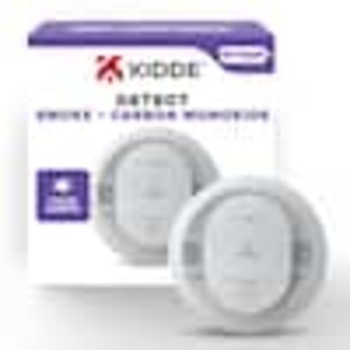 Kidde 10-Year Battery Powered Smoke and Carbon Monoxide Detector with Alarm LED Warning Lights and Voice Alerts 21032779 21032779