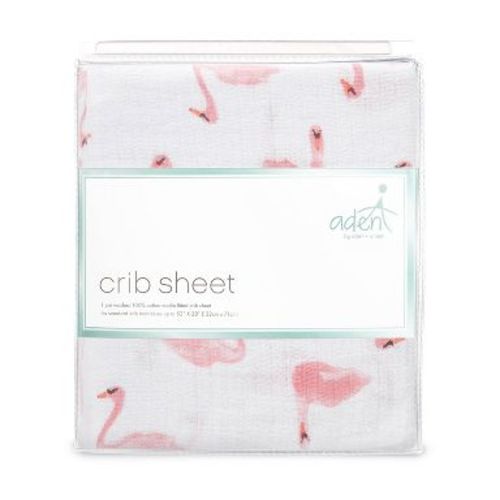 aden + anais essentials Cotton Crib Sheet - Briar Rose