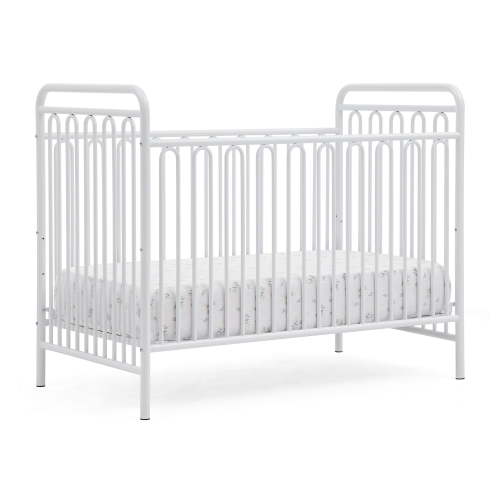 Delta Children Darcy 4-in-1 Metal Convertible Crib, White