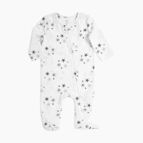 Aden + Anais Classic Muslin Footie - Star Cluster, 3-6 months