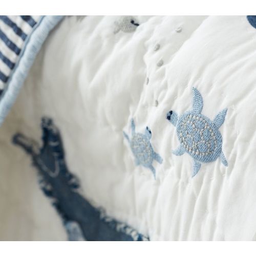 Jack Nautical Whale Baby Quilt