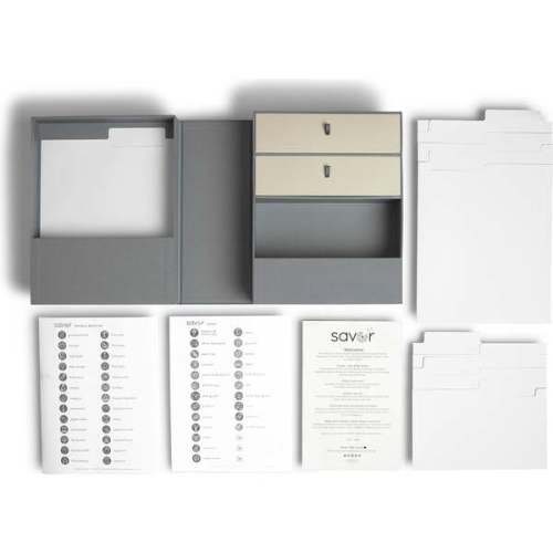 Vault Baby Keepsake Box, Slate - Savor | Maisonette