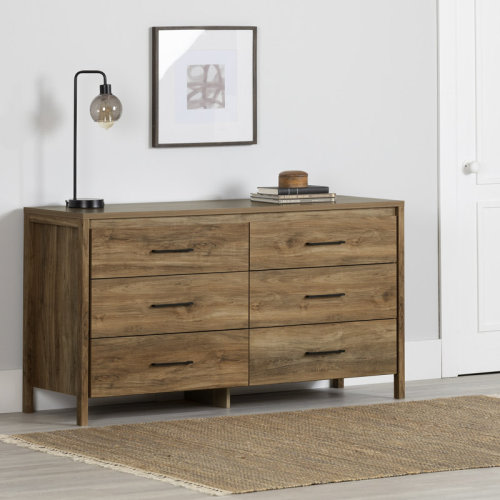 South Shore Gravity 6-Drawer Dresser | Wayfair