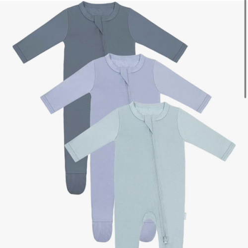 RRP Unisex Baby Footies Pajamas,Rayon Derived From Bamboo,Buttery Soft Sleep 'N Play PJs,2-Way Zipper Closure,0-18 Months