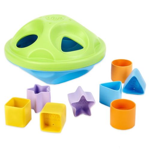 My First Green Toys 7-Piece Shape Sorter Set