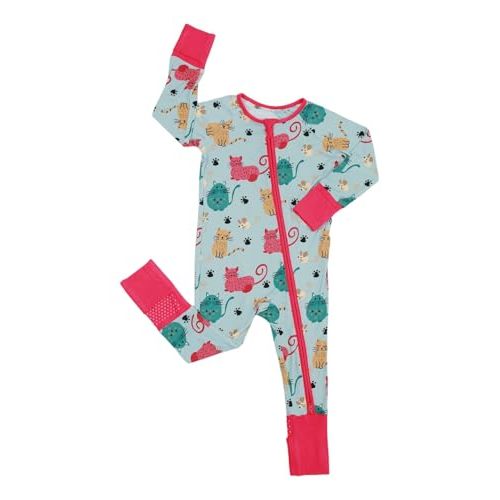 SUZEL Bamboo Viscose Baby Pajamas Footless Romper - Infant Boys Girls One Piece Jumpsuits Clothes 0/3/6/12/18/24 Months