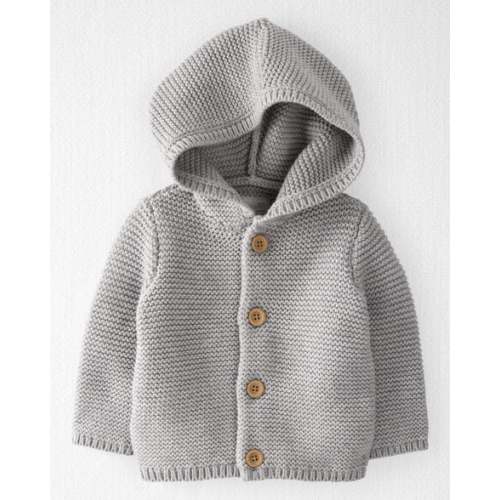 Baby Organic Cotton Signature Stitch Cardigan - Little Planet | Carter's