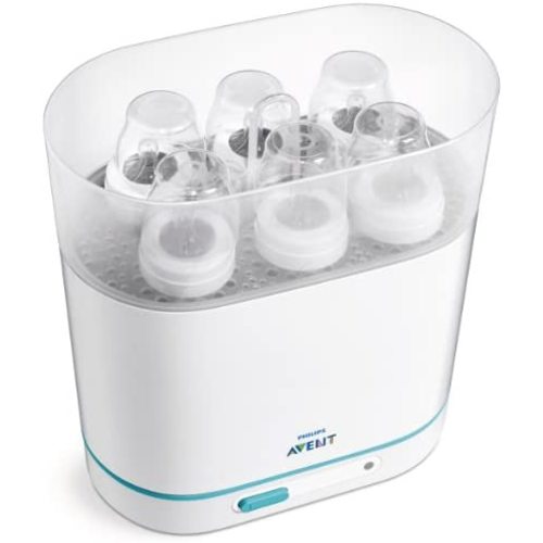 Philips Avent 3-in-1 Electric Steam Sterilizer for Baby Bottles, Pacifiers, Cups and More