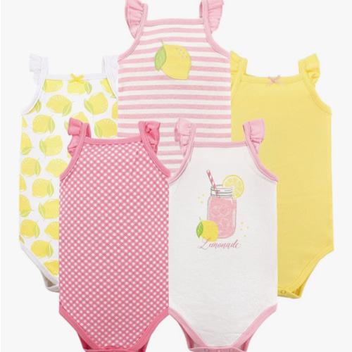 Hudson Baby Unisex Baby Cotton Sleeveless Bodysuits