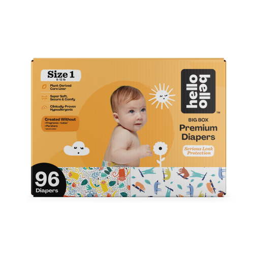 Hello Bello Diapers, Size 1, 96 Count (Select for More Options)