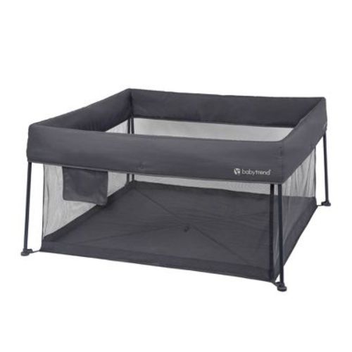 Baby Trend Play Zone Play Space with Compact Fold Deluxe Playard - Cosmic Gray