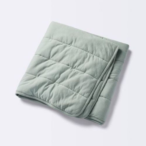Rayon From Bamboo Quilted Baby Blanket - Green - Cloud Island™