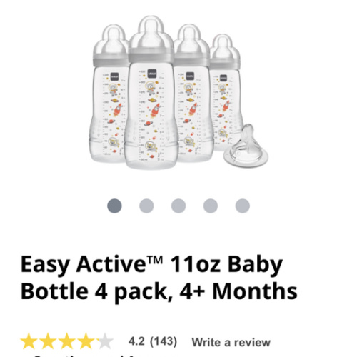 MAM Easy Active Baby Bottle 11 oz