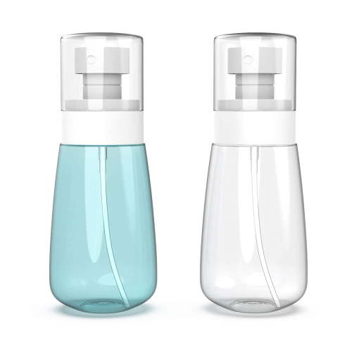 Pack 2 Small Spray Bottle Travel Size 2oz/60ml - PETG Mist Spray Bottle Travel - Travel Spray Bottle Leak Proof - Mini Travel Sized Spray Bottles for Toners, Face & Hair Mist