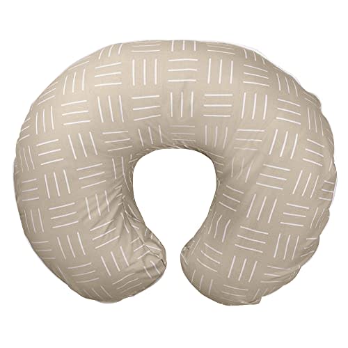 Boppy Nursing Pillow Organic Original Support, Sand Criss Cross