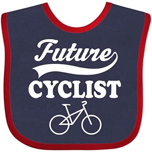 inktastic Future Cyclist Childs Bicyle Baby Bib