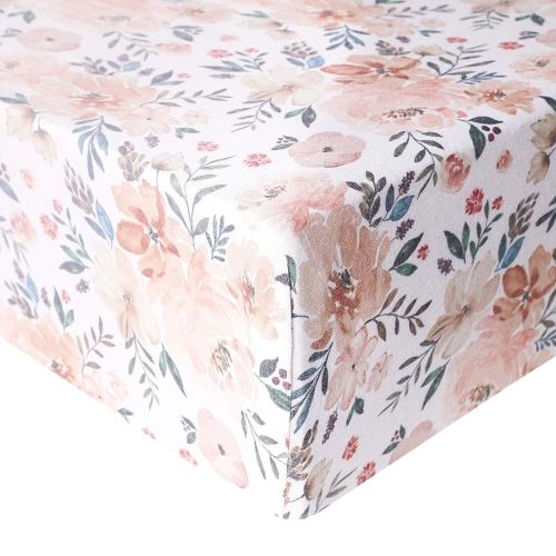 Premium Fitted Knit Crib Sheet/Toddler SheetAutumn by Copper Pearl