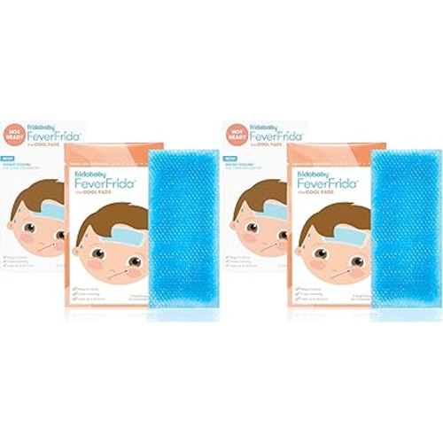 Frida Baby Cool Pads for Kids Fever discomfort by fridababy, 5 Count (Pack of 2)