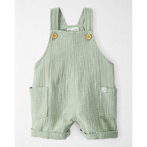 Little Planet By Carter's Organic Baby Gauze Shortalls - Newborn