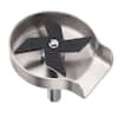 IVIGA Stainless Steel Glass Rinser Cup Washer with Silicone Blade and Supply Lines for Kitchen Sinks in Brushed Nickel VGK1012