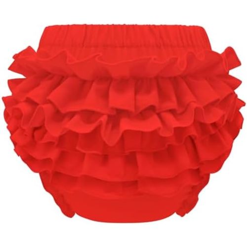 Olreco Baby Bloomers Diaper Covers for Girls Ruffle Bloomers for Toddler Girls Diaper Cover Baby Girl Shorts Infant Underwear