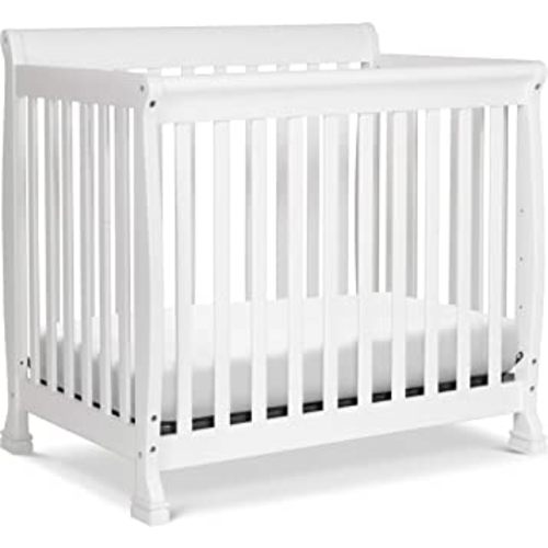 DaVinci Kalani 4-in-1 Convertible Mini Crib in White | Greenguard Gold Certified