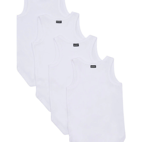Bonds Everyday Singletsuit 4 Pack | Baby Baby Bodysuit | BWCMA