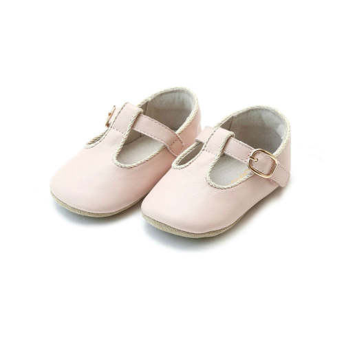 Evie T Bar Crib Mary Jane, Blush