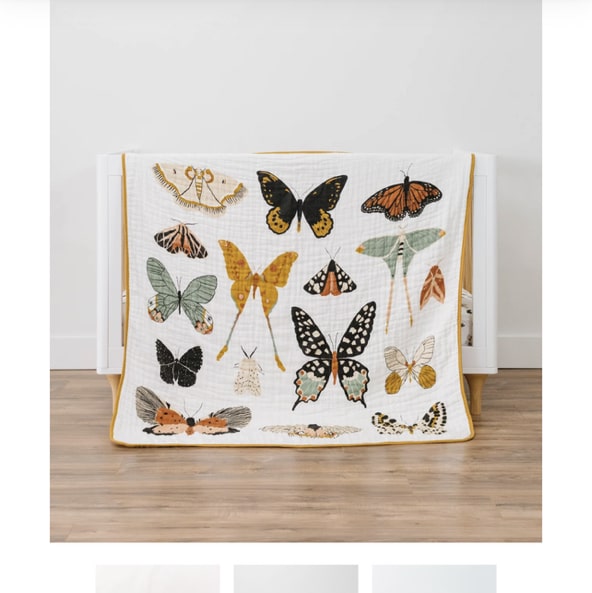 Butterfly Collector Quilt – Clementine Kids