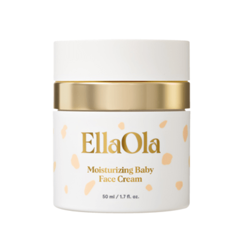 EllaOla Moisturizing Baby Face Cream | Made with Organic, Plant-Based Ingredients | Fragrance Free | 96 Hours of Hydration