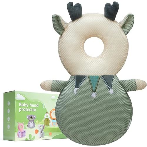 Baby Fall Back Head Protector - Baby Head Protector Backpack for Crawling Walking Gifts - Adjustable Toddlers Head Safety Pad Cushion