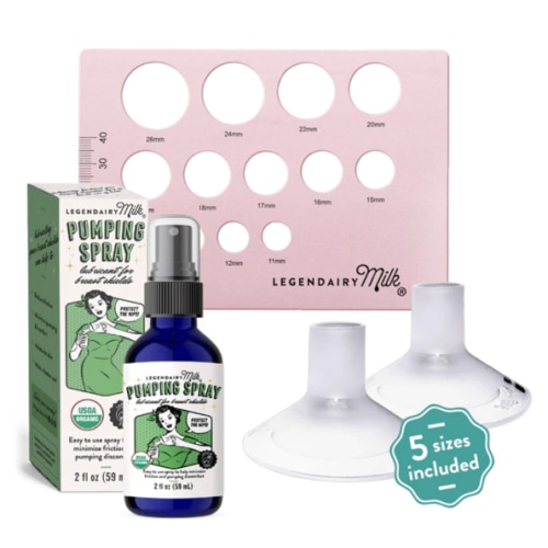 Flange Sizing Kit | Silicone Inserts | Nipple Ruler | Pumping Spray – Legendairy Milk