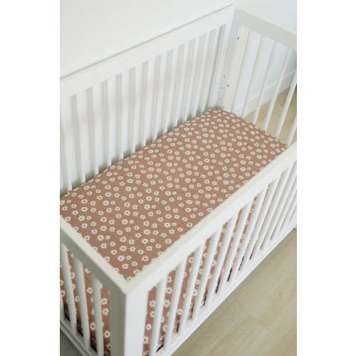 Daisy Dream Muslin Crib Sheet | 100% Cotton | Baby Essentials