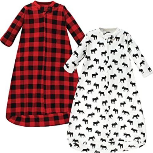 Hudson Baby BabyCotton Long-Sleeve Wearable Sleeping Bag, Sack, Blanket