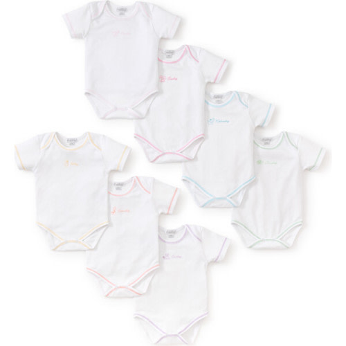 Girls Days of the Week Onesies Set - Kissy Kissy Rompers | Maisonette