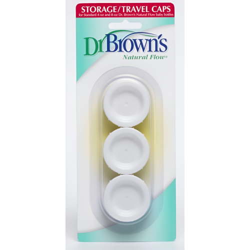 Dr. Brown's Original Replacement Travel Caps, 3-Pack
