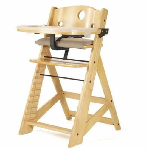 Keekaroo Height Right HIGH Chair with Tray- NATURAL