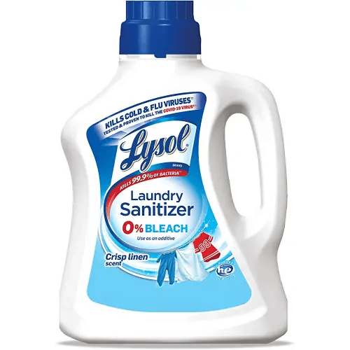 Lysol Laundry Sanitizer Additive, Bacteria-Causing Laundry Odor Eliminator, 0% Bleach Laundry Sanitizer, color, , Multi 90 Fl Oz Crisp Linen