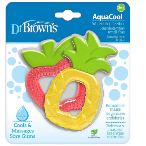 Dr. Brown's® AquaCool Water-Filled Teether Apple and Pineapple