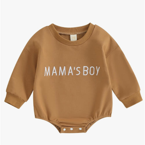 VISGOGO Newborn Infant Baby Boy Girls Oversized Romper Little Dude Sweater Onesie Coming Home Outfit Neutral Clothes