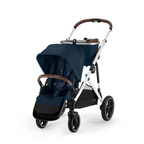 CYBEX Gazelle S 2 Stroller - Silver - Ocean Blue