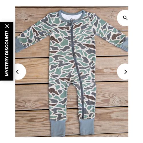 Baby Zip Up - Retro Duck Camo – BURLEBO
