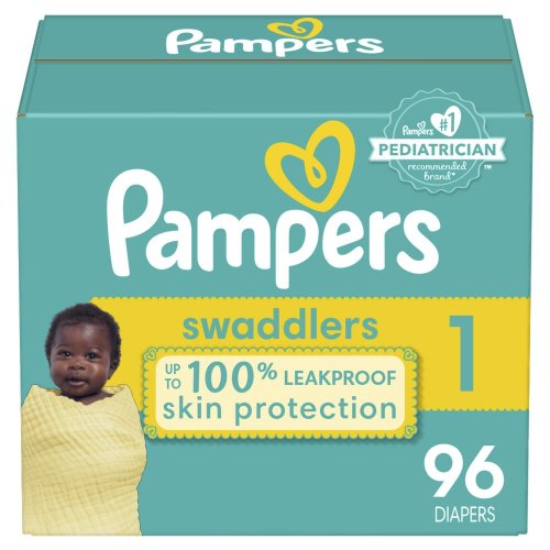Pampers Swaddlers Baby Diapers - Size 1