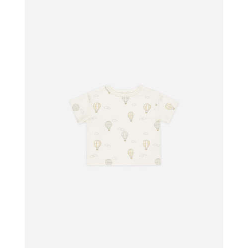 Boxy Tee || Hot Air Balloons – Quincy Mae