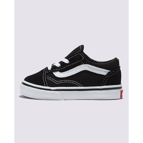 Toddler Old Skool Shoe in Black / True White | Vans