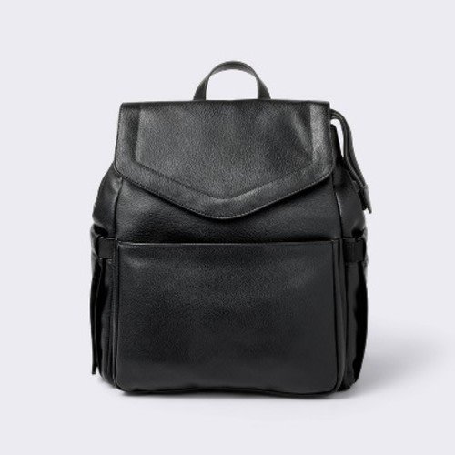 Flap Top Diaper Backpack - Black - Cloud Island™