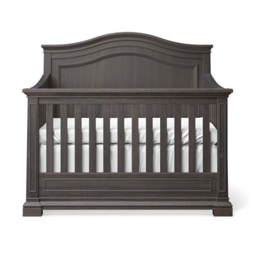 Jordan Convertible Crib- Aqua Gray