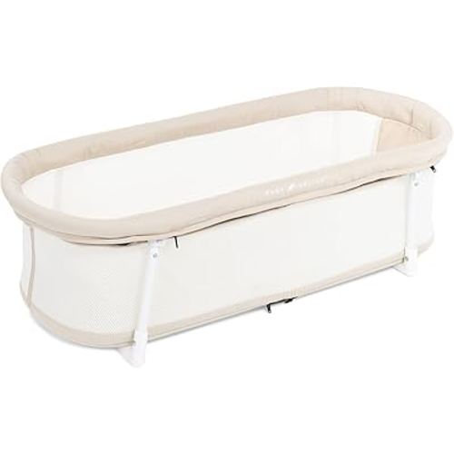 Baby Delight Snuggle Nest Bassinet, Portable Baby Bed, for Infants 0 – 5 Months, Organic Oat