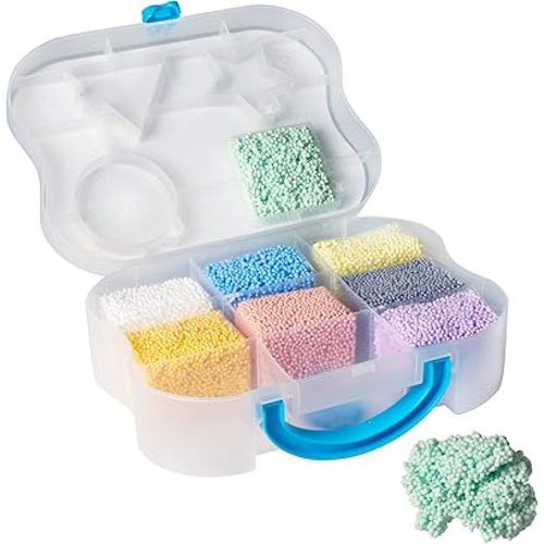 Educational Insights Playfoam Go - Sensory Toys and Squishy Fidget Toys for Kids, Squishy Foam Blocks, Non Sticky Dough Travel Set, Sensory Bin Filler and Classroom Tools, Gifts for Ages 3 and Up